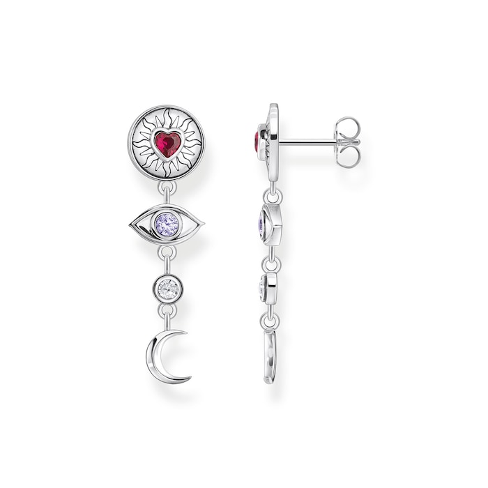 Thomas Sabo Single Sterling Silver Cubic Zirconia Flash Ear Stud