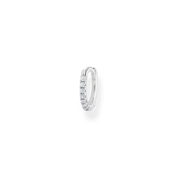 37300779 - Sterling Silver Single Hoop Earring