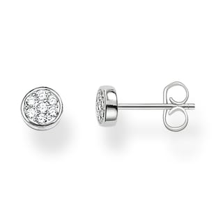 Thomas Sabo Sterling Silver White Pave Stud Earrings
