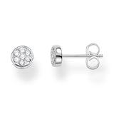 Thomas Sabo Sterling Silver White Pave Stud Earrings