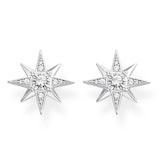 Thomas Sabo Sterling Silver Cubic Zirconia Cosmo Star Stud Earrings