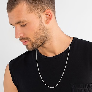 Thomas Sabo Mens Sterling Silver 53cm Basic Chain