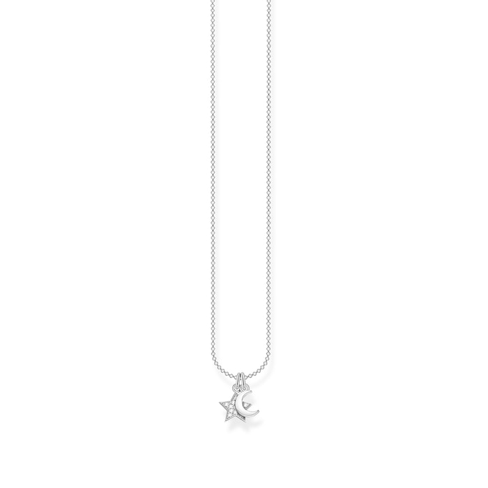 Thomas Sabo Sterling Silver Cubic Zirconia 38-45cm Pendant