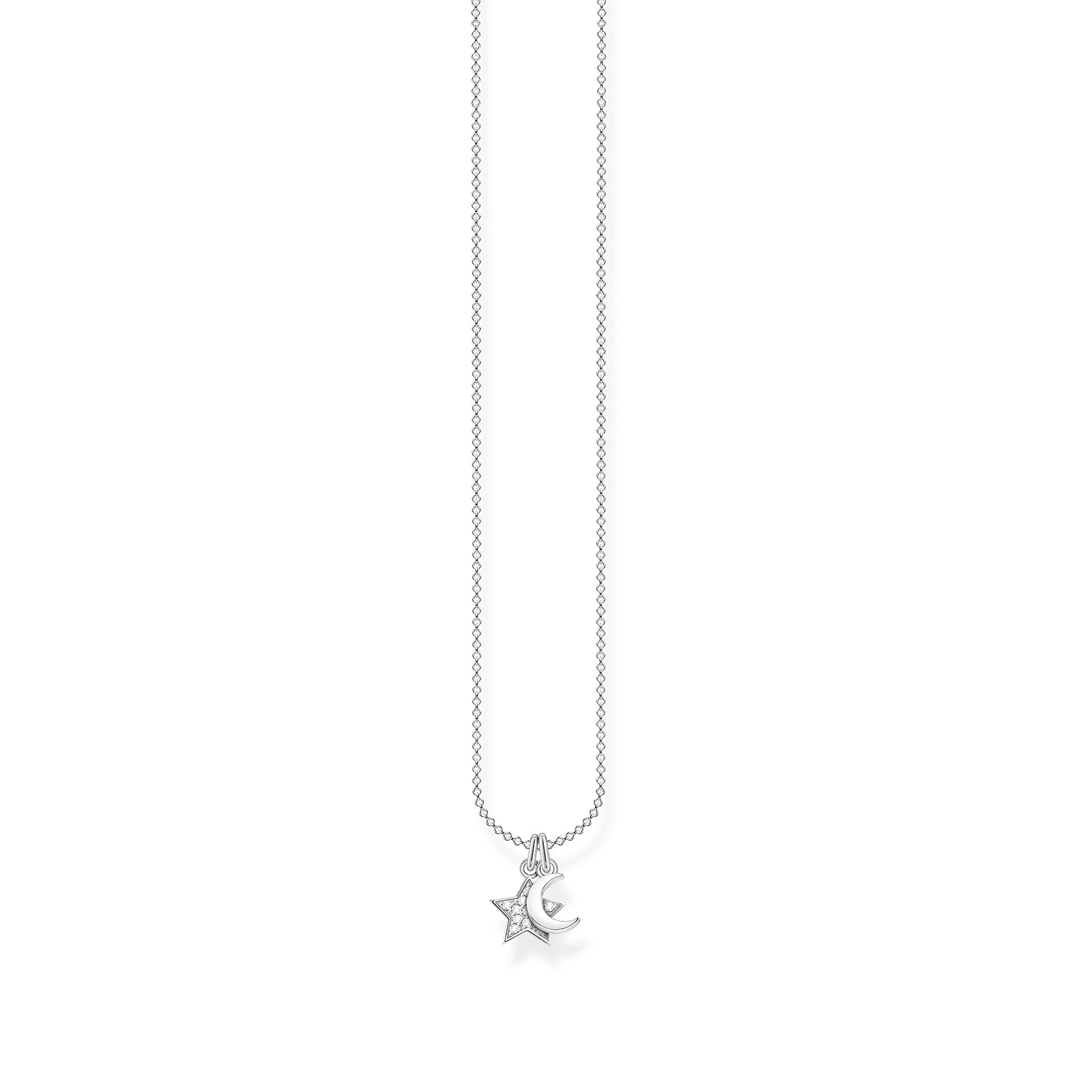 Thomas Sabo Sterling Silver Cubic Zirconia 38-45cm Pendant
