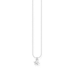 Thomas Sabo Sterling Silver Cubic Zirconia 38-45cm Pendant