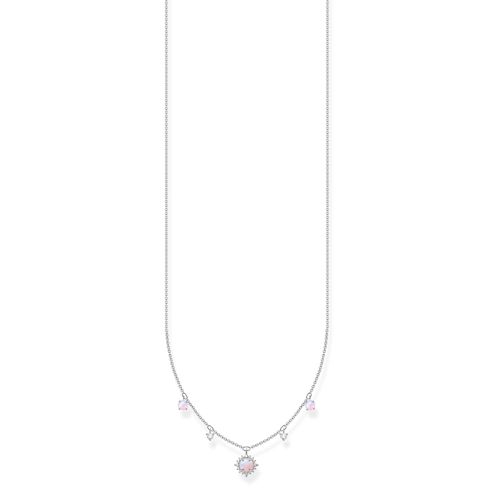Thomas Sabo Sterling Silver Cubic Zirconia 40-45cm Pendant
