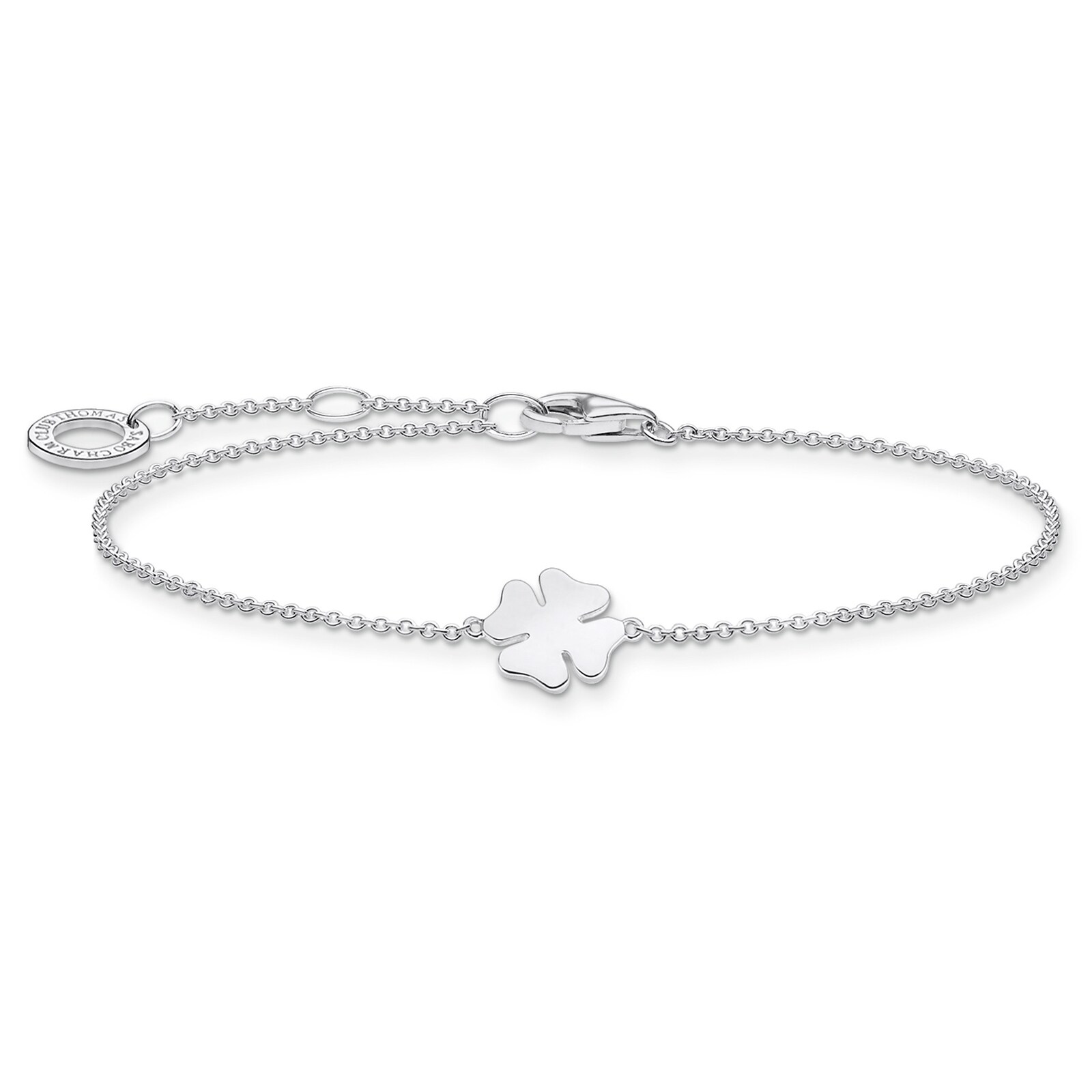 Thomas Sabo Sterling Silver 16-19cm Clover Bracelet