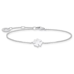37300853 - Sterling Silver 16-19cm Clover Bracelet