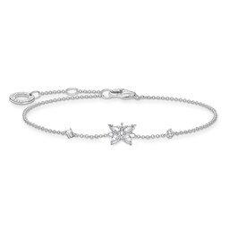 37300854 - Sterling Silver Cubic Zirconia 16-19cm Butterfly Bracelet