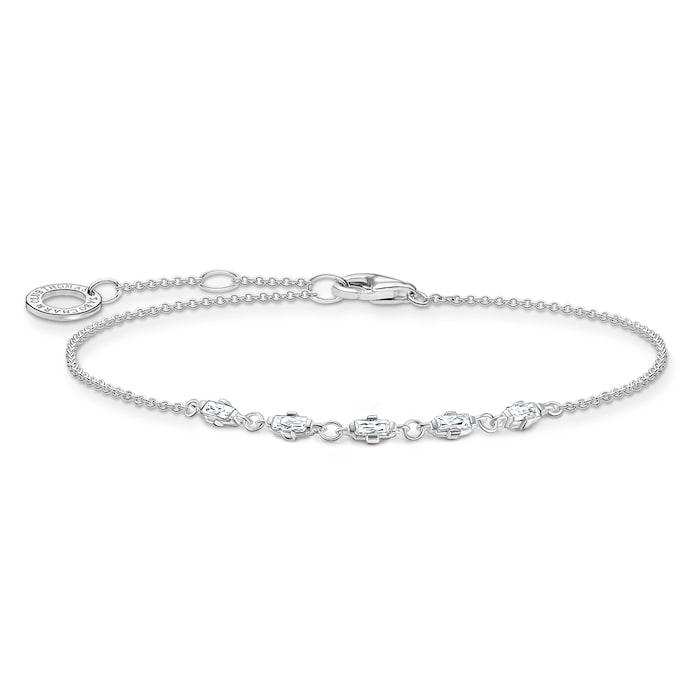 Thomas Sabo Sterling Silver Cubic Zirconia 16-19cm Bracelet