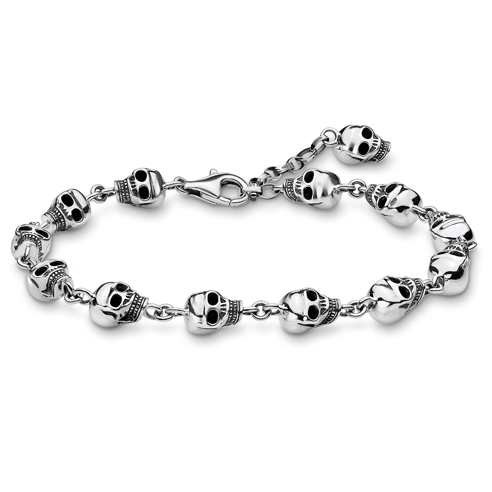 Buy MY PARTY SUPPLIERS Jagmag® Skull Shaped Bracelet for  Halloween/Halloween Skull Bracelet Skull Head Wrist Chain White Wrist Cuff  Bracelets at Amazon.in