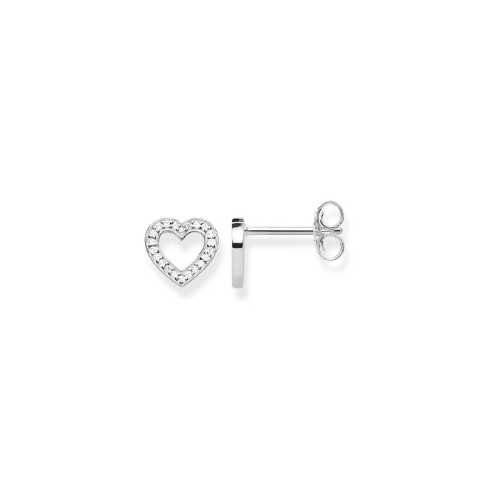 Thomas Sabo Sterling Silver Heart Stud Earrings