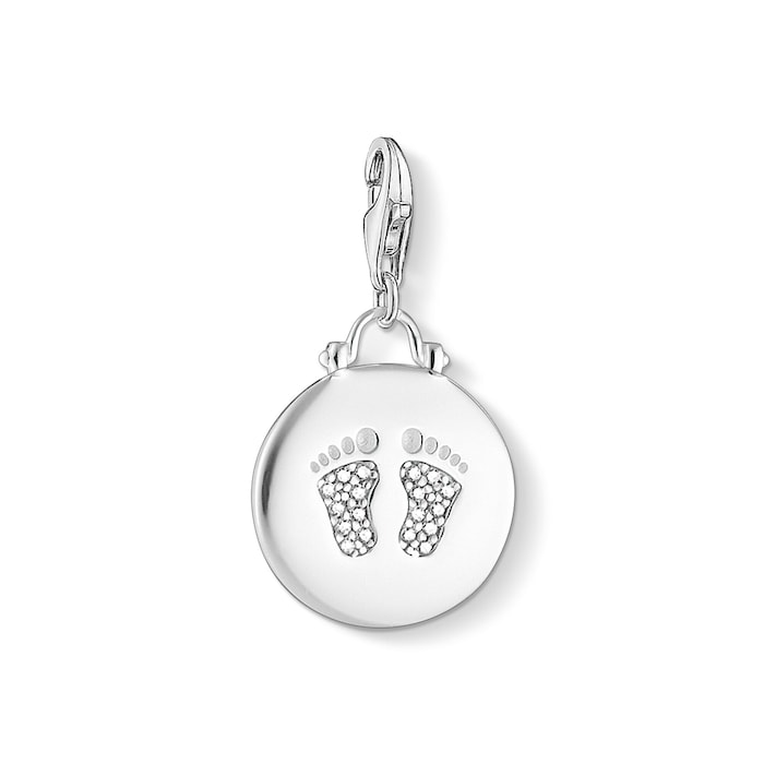 Thomas Sabo Sterling Silver Baby Footprints Charm