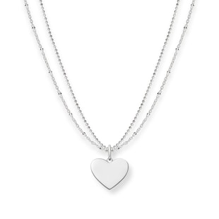 Thomas Sabo Sterling Silver Heart Pendant Necklace