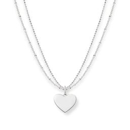 37300891 - Sterling Silver Heart Pendant Necklace