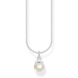 37300894 - Sterling Silver Pearl Pendant Necklace
