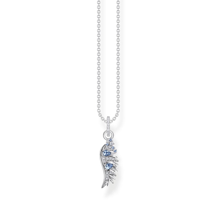 Thomas Sabo Sterling Silver Pheonix Wing Pendant Necklace