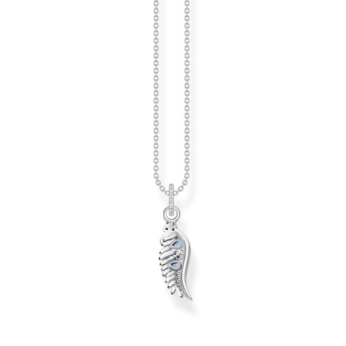 Thomas Sabo Sterling Silver Pheonix Wing Pendant Necklace