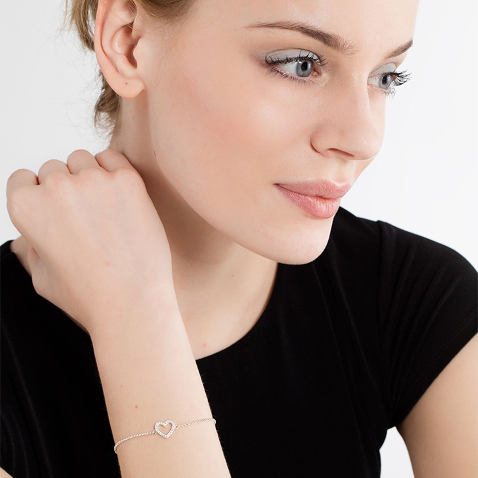 Thomas Sabo Sterling Silver Heart Bracelet