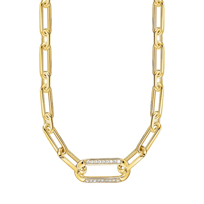 Thomas Sabo Yellow Gold Plated Link Necklace