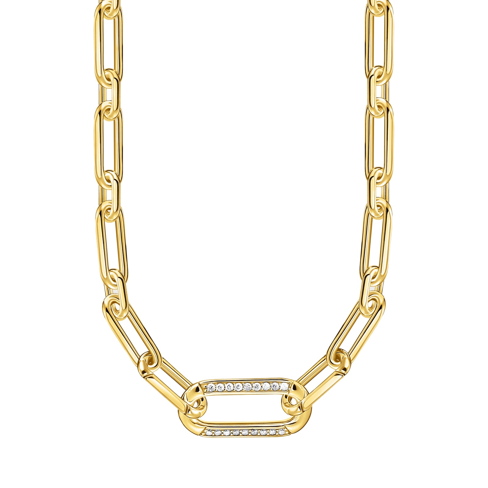 Thomas Sabo Yellow Gold Plated Link Necklace