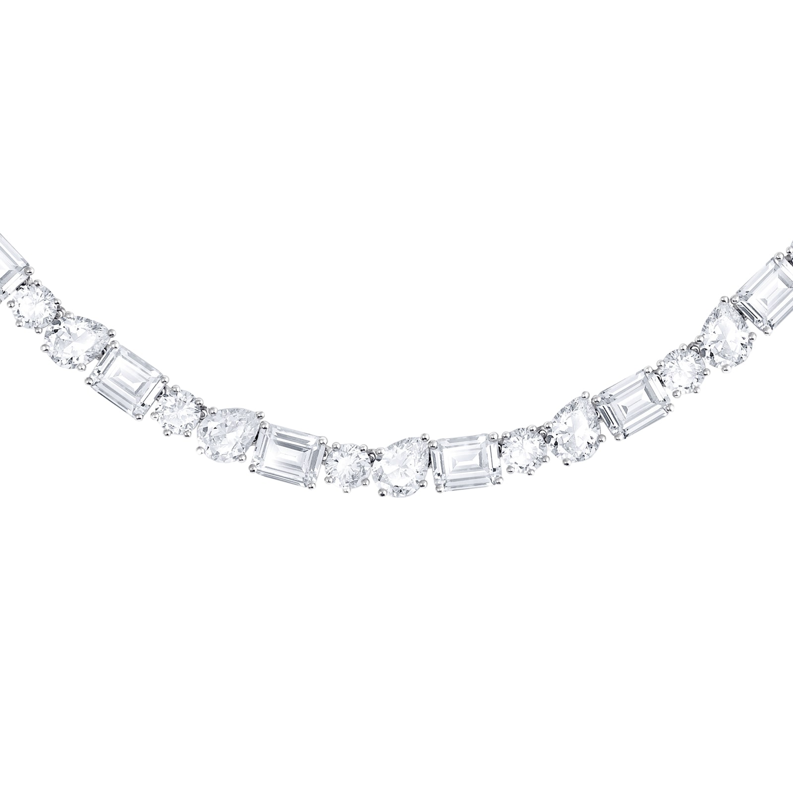 Thomas Sabo Sterling Silver Mixed Cut Cubic Zirconia Choker