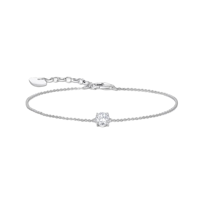 Thomas Sabo Sterling Silver Glam & Soul Cubic Zirconia Stone Bracelet