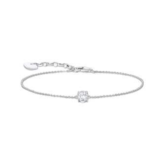 Thomas Sabo Sterling Silver Glam & Soul Cubic Zirconia Stone Bracelet Thomas Sabo Sterling Silver Glam & Soul Cubic Zirconia Stone Bracelet