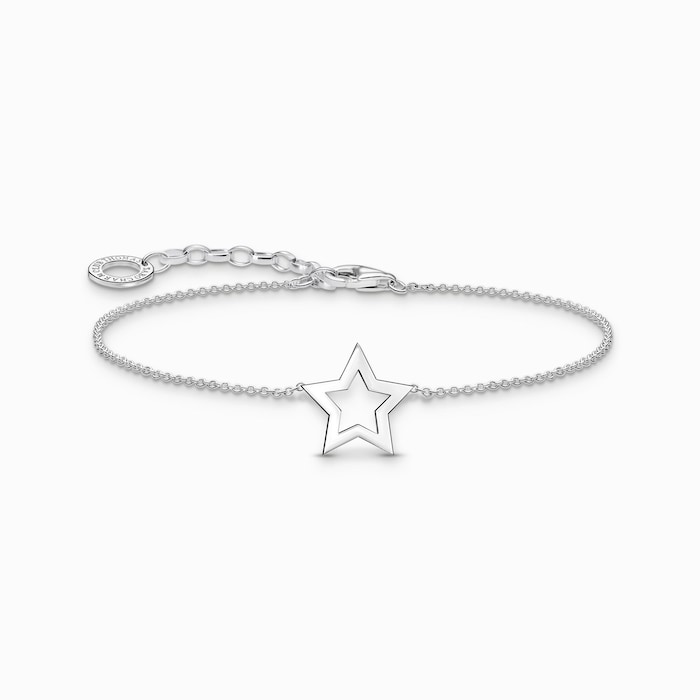 Thomas Sabo Sterling Silver Star Pendant Bracelet