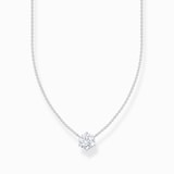 Thomas Sabo Sterling Silver Glam & Soul Cubic Zirconia Stone Pendant Necklace