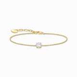 Thomas Sabo Yellow Gold Coloured Glam & Soul Cubic Zirconia Stone Bracelet