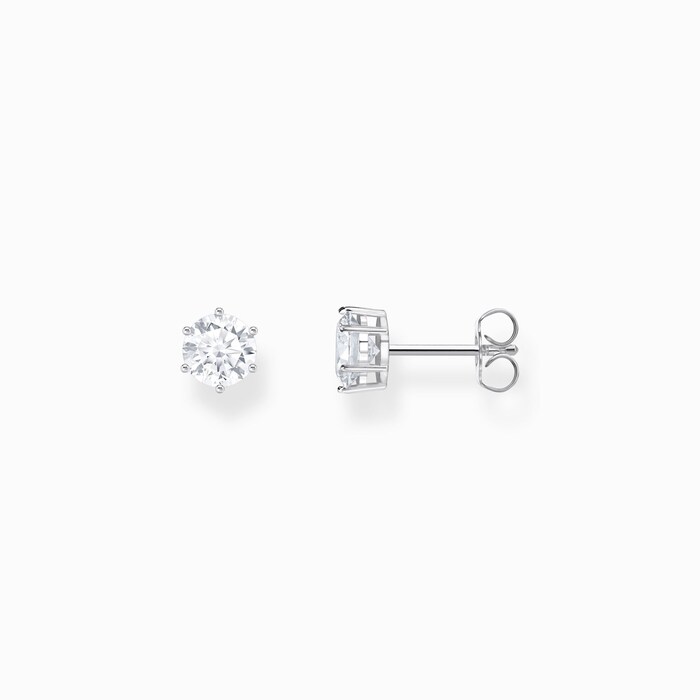 Thomas Sabo Silver Sparkling Cubic Zirconia Stone Stud Earrings