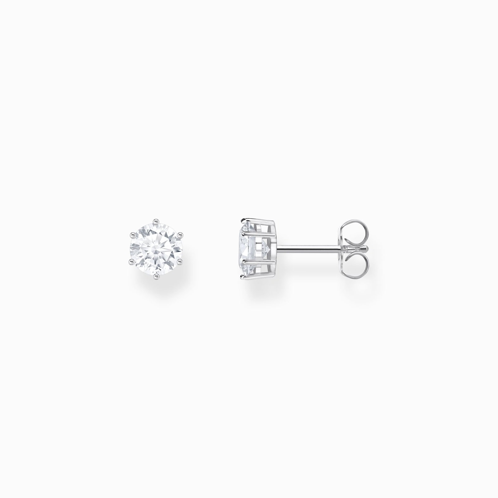 Thomas Sabo Silver Sparkling Cubic Zirconia Stone Stud Earrings