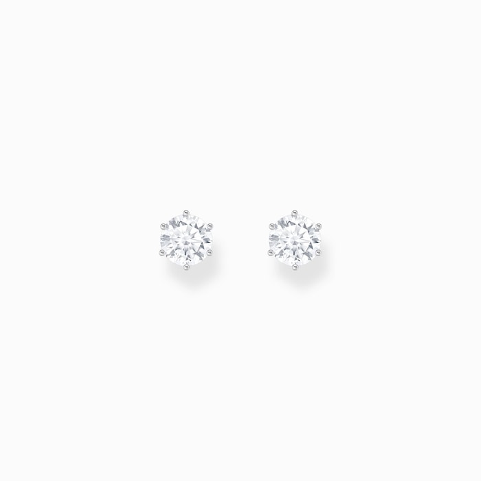 Thomas Sabo Silver Sparkling Cubic Zirconia Stone Stud Earrings