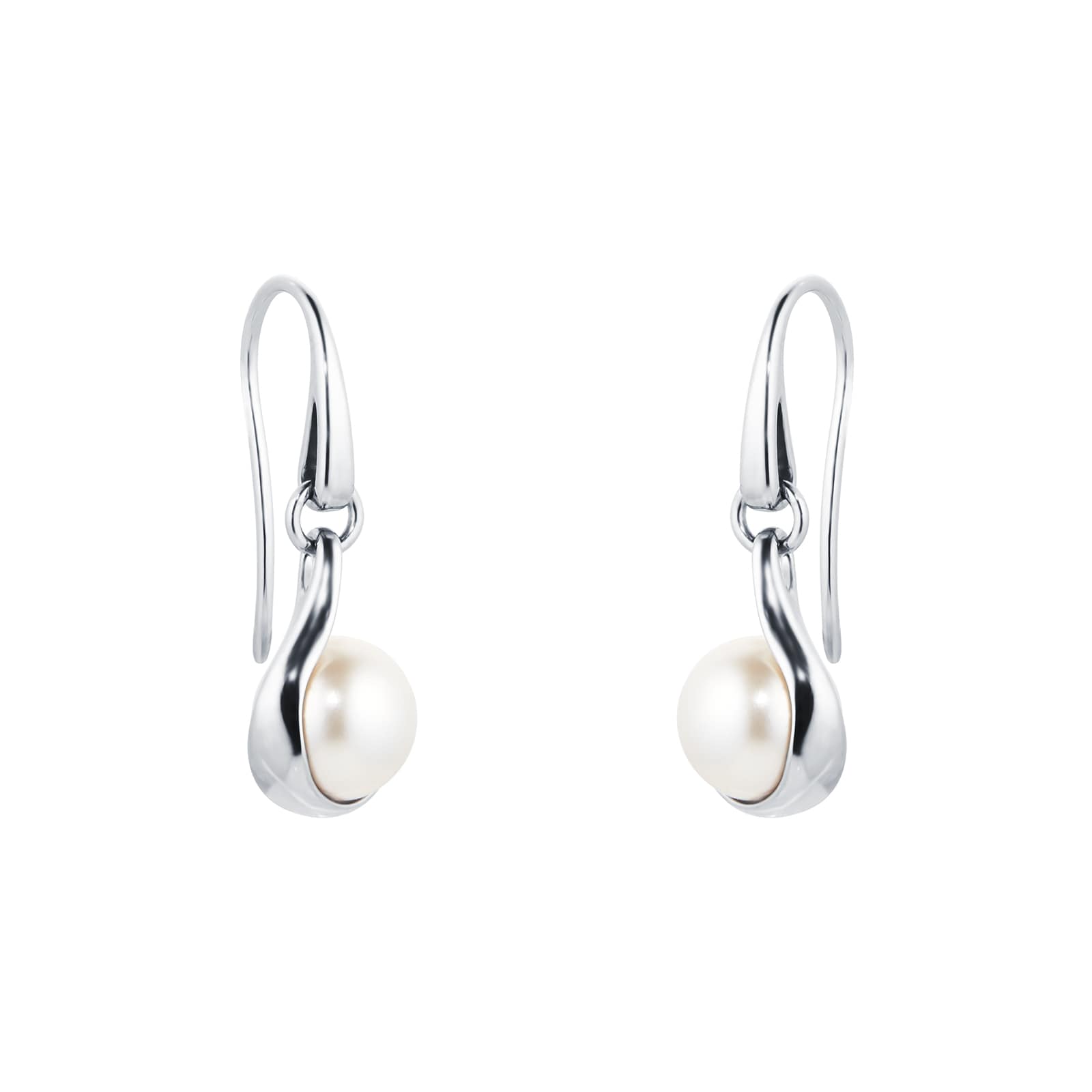 Skagen Agnethe Pearl Drop Earrings