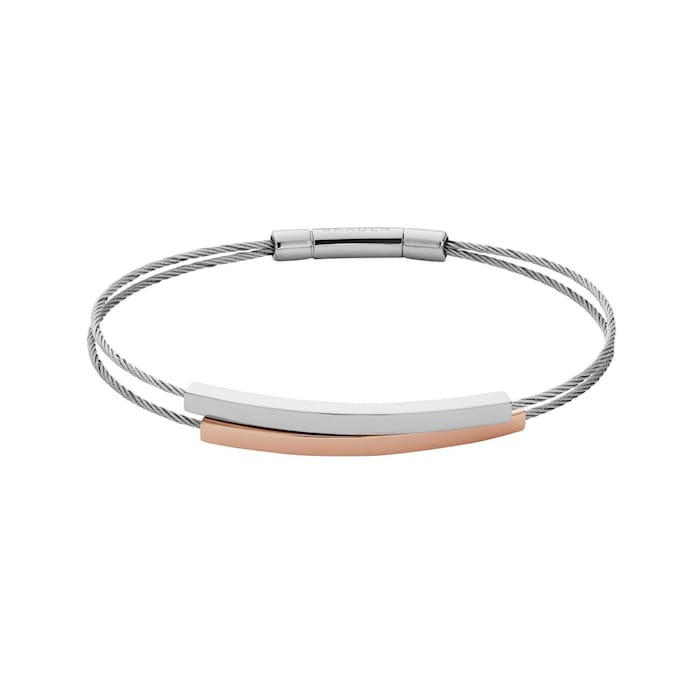 Skagen Elin Two Tone Cable Bracelet