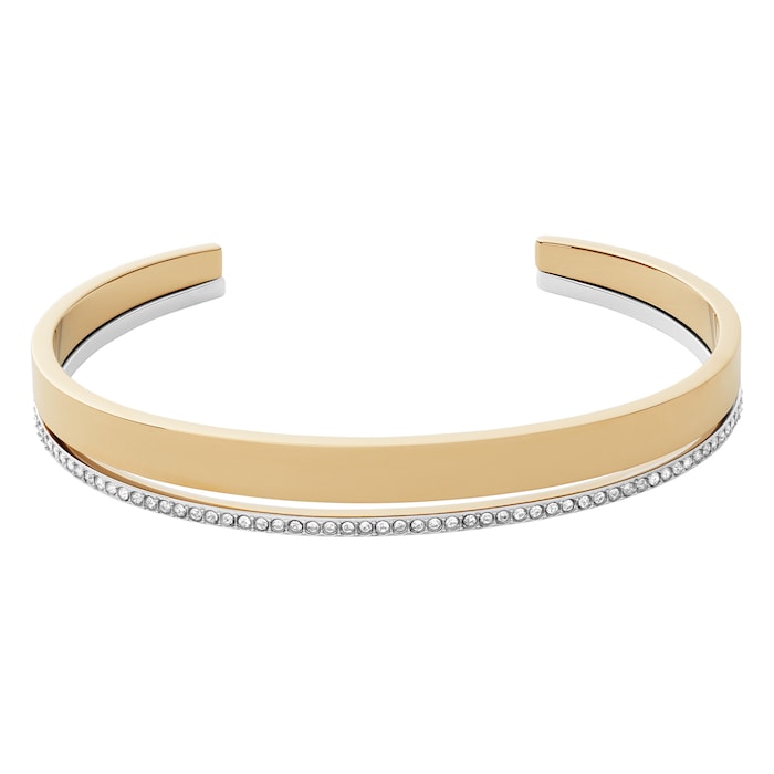 Skagen Elin Two-Tone Stainless Steel Cuff Bracelet
