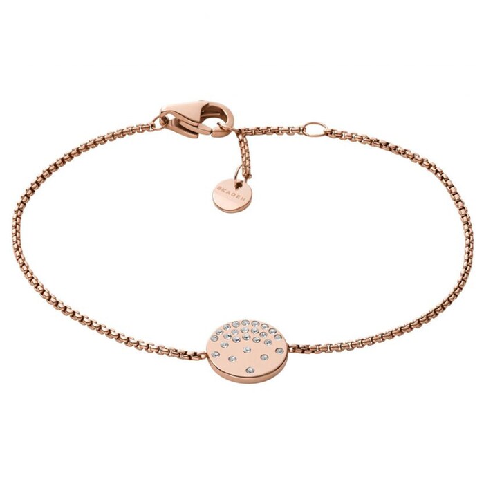 Skagen Elin Rose Gold Coloured Cubic Zirconia Bracelet