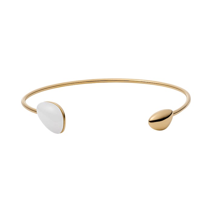 Skagen Yellow Gold Coloured Seaglass Bangle