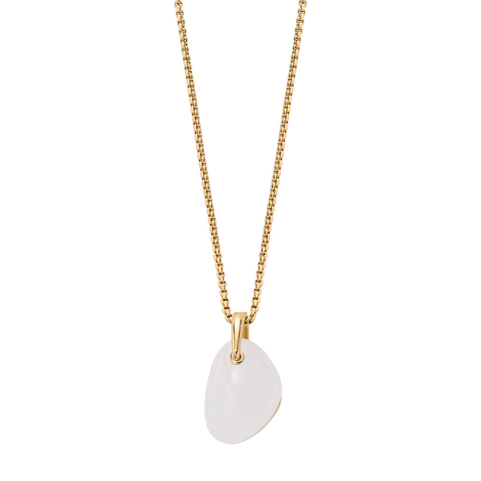 Skagen Yellow Gold Coloured Seaglass Pendant