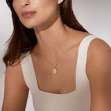 Skagen Katrine Gold Tone Pendant Necklace