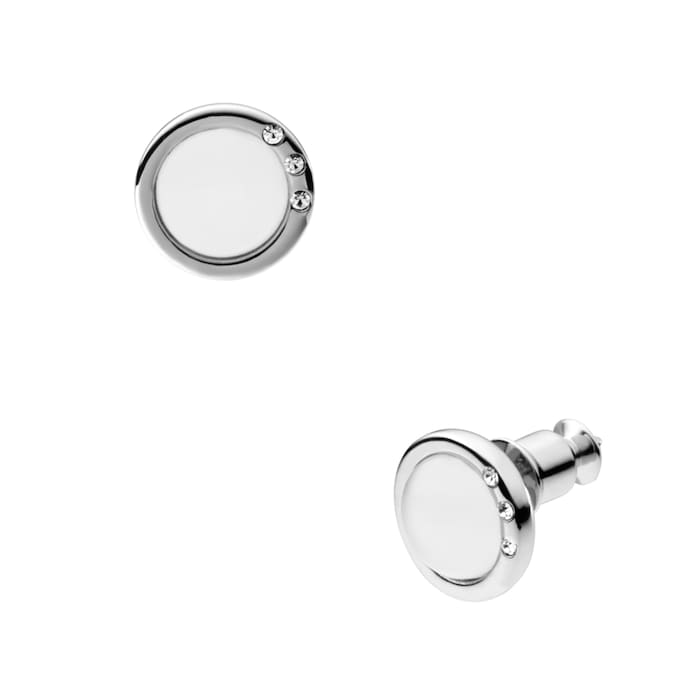 Skagen Sea Glass Silver-Tone Stud Earrings
