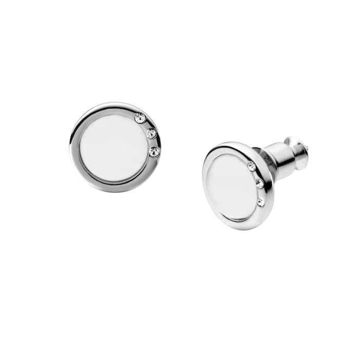 Skagen Sea Glass Silver-Tone Stud Earrings