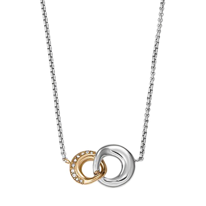 Skagen Kariana Two Tone Stainless Steel Pendant Necklace