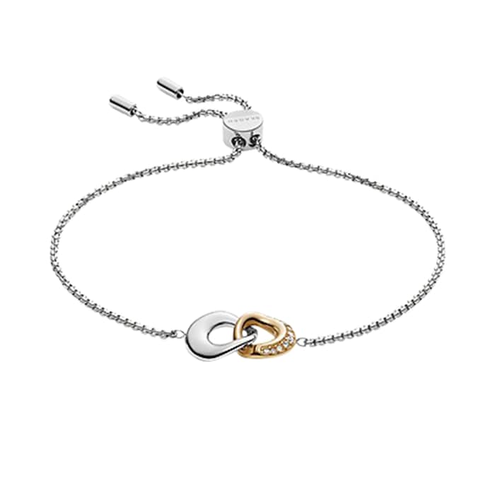 Skagen Kariana Two Tone Stainless Steel Chain Bracelet