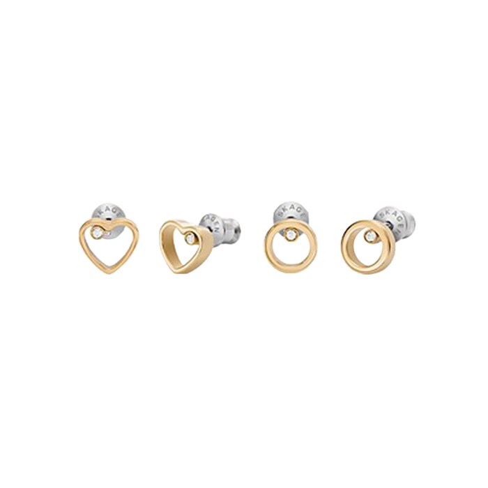 Skagen Kariana Yellow Gold Coloured Earring Set