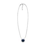 Skagen Sea Glass Silver Tone Pendant Necklace