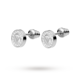37330738 - Ladies Signature Glitz Silver Stud Earrings