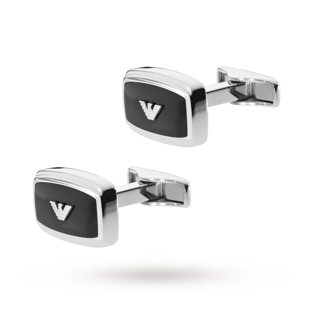Emporio Armani Stainless Steel Cufflinks