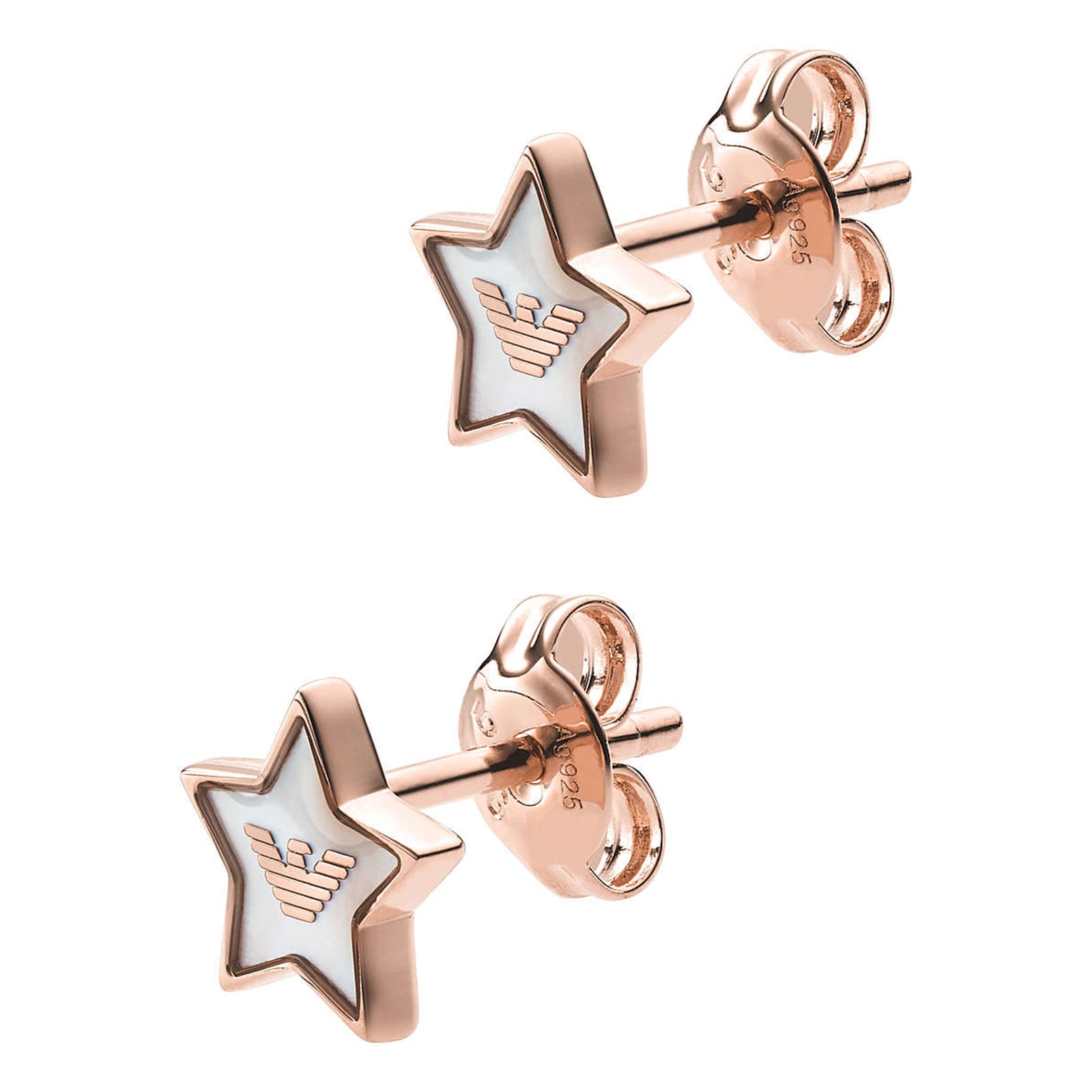 armani star earrings